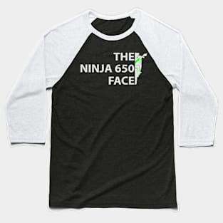 The Biker Face Ninja 650 Baseball T-Shirt